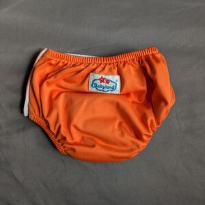 Orange Swim Diaper Cover